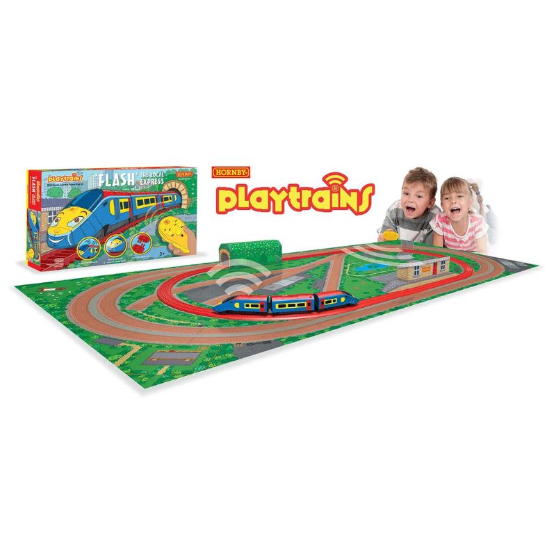 Hornby Playtrains - Flash The Local Express Remote Controlled Battery Train Set